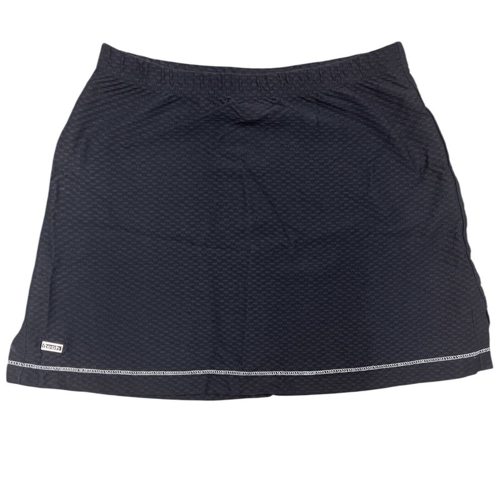 Tail Tech Skirt Womens Small Black Textured Pull On Stretch Athletic Golf Tennis